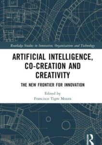 Cover of the book "Artificial Intelligence, co-creation and creativity